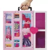 Mattel Barbie hordozható öltözőszoba ruhákkal és babával