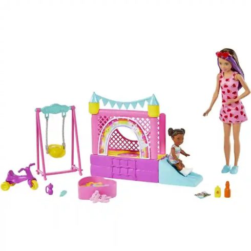 Mattel Barbie Skipper bébiszitter baba a játszótéren