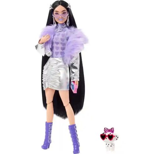 Mattel Barbie Extra extravagáns baba kiskutyával