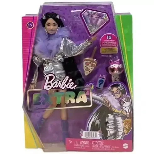 Mattel Barbie Extra extravagáns baba kiskutyával