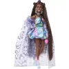 Mattel Barbie Extra Fancy extravagáns baba macival