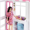 Mattel Barbie összecsukható emeletes babaház babával
