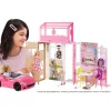Mattel Barbie összecsukható emeletes babaház babával