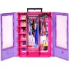 Mattel Barbie hordozható ruhásszekrény babával és ruhákkal