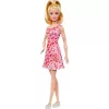 Mattel Barbie baba piros-fehér virág mintás ruhában