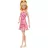 Mattel Barbie baba piros-fehér virág mintás ruhában