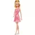 Mattel Barbie baba piros-fehér virág mintás ruhában