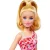 Mattel Barbie baba piros-fehér virág mintás ruhában