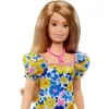 Mattel Barbie Down-szindrómás baba virágos ruhában
