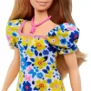 Mattel Barbie Down-szindrómás baba virágos ruhában
