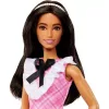 Mattel Barbie baba rózsaszín kockás ruhában