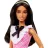 Mattel Barbie baba rózsaszín kockás ruhában