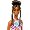 Mattel Barbie baba horgolt ruhában