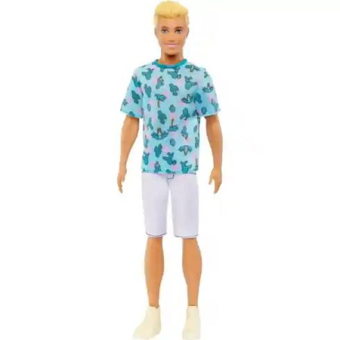 Mattel Barbie Ken fiú baba kék pólóban