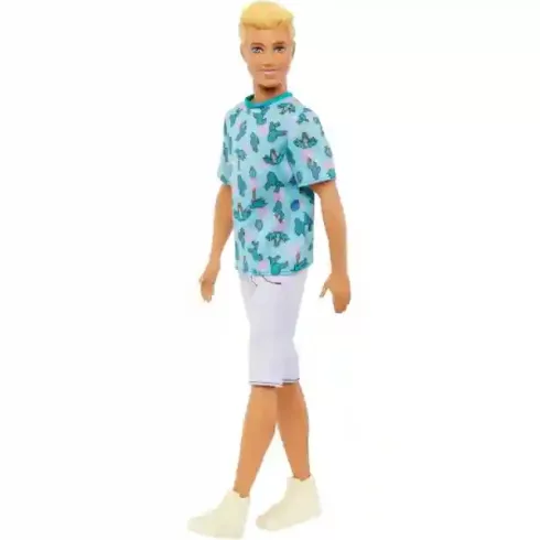 Mattel Barbie Ken fiú baba kék pólóban
