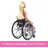 Mattel Barbie kerekesszékes baba rámpával