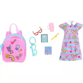   Mattel Barbie ruhák - Deluxe táska iskolai kiegészítőkkel és ruhával