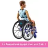 Mattel Barbie kerekesszékes, hajlékony Ken fiú baba rámpával