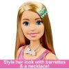 Mattel Barbie XXL játékbaba csillogó ruhában 71cm