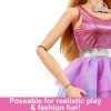 Mattel Barbie XXL játékbaba csillogó ruhában 71cm