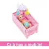 Mattel Barbie Skipper bébiszitter baba kisággyal