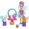 Mattel Barbie Chelsea tündérbabák varázslatos játszótere
