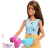 Mattel Barbie Celebration Fun cukrászda babákkal, konyha
