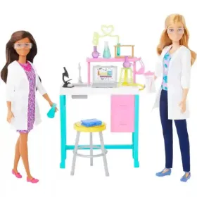   Mattel Barbie tudományos laboratórium játékszett tudós babákkal