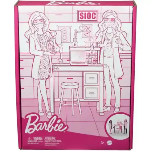 Mattel Barbie tudományos laboratórium játékszett tudós babákkal