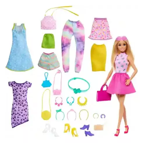 Mattel Barbie baba ruhákkal (csomagolássérült)