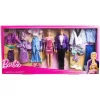 Mattel Barbie és Ken babák ruhákkal és kiegészítőkkel