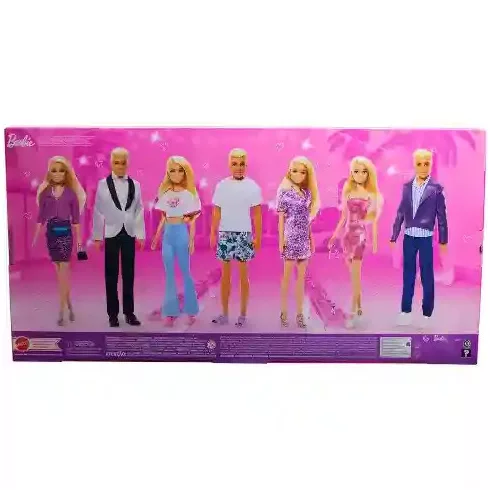 Mattel Barbie és Ken babák ruhákkal és kiegészítőkkel