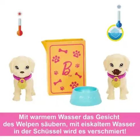 Mattel Barbie baba kutyusokkal