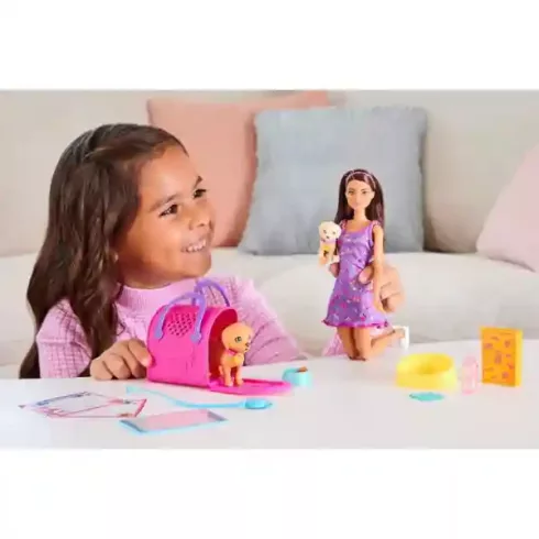 Mattel Barbie baba kutyusokkal