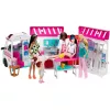 Mattel Barbie 2 az 1-ben mentőautó és kórház fénnyel és hanggal (csomagolássérült-új)