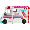 Mattel Barbie 2 az 1-ben mentőautó és kórház fénnyel és hanggal