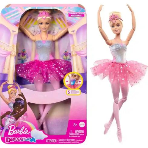 Mattel Barbie világító balerina baba
