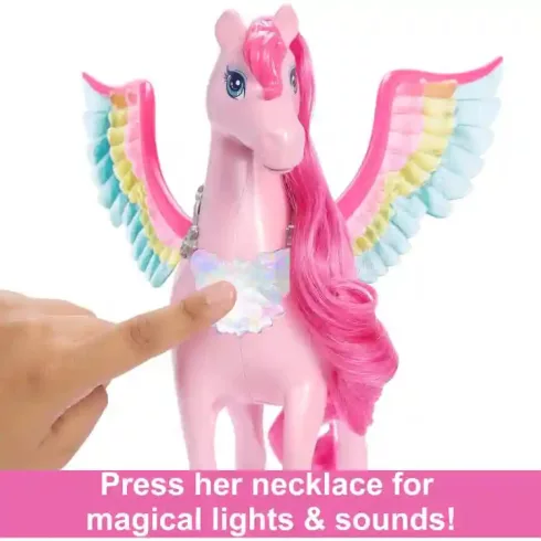 Mattel Barbie interaktív színvarázs pegazus fénnyel és hanggal