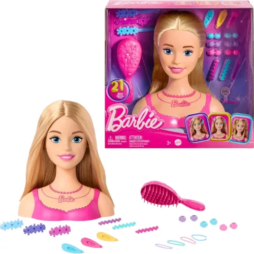 Mattel Barbie fodrász babafej kiegészítőkkel