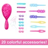 Mattel Barbie fodrász babafej kiegészítőkkel