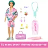Mattel Barbie Extra Fly utazó Ken baba trópusi nyaraláson
