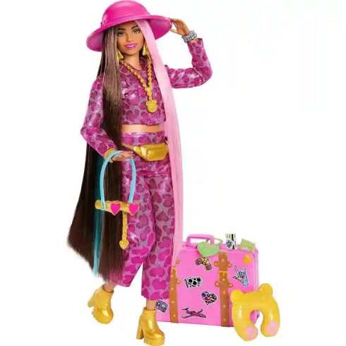 Mattel Barbie Extra Fly utazó baba szafari nyaraláson