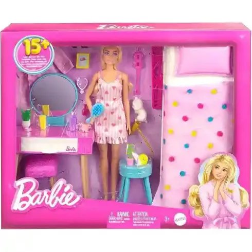 Mattel Barbie hálószoba babával