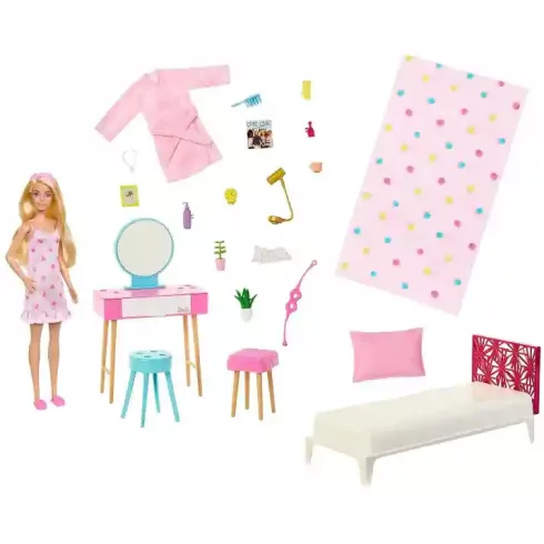 Mattel Barbie hálószoba babával