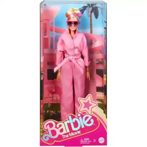  Mattel Barbie The Movie Margot Robbie rózsaszín overálban