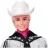 Mattel Barbie The Movie Ken fiú baba western ruhában