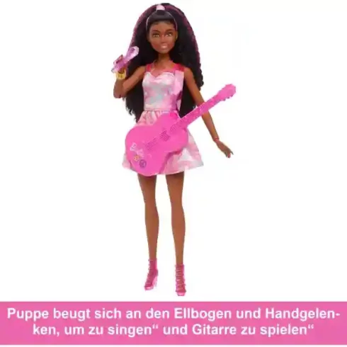 Mattel Barbie éneklő popsztár baba gitárral