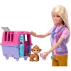Mattel Barbie vadállatmentő baba tigrissel és majommal