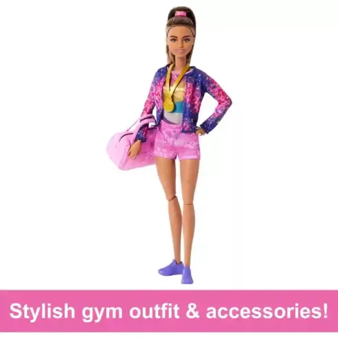 Mattel Barbie tornász baba kiegészítőkkel