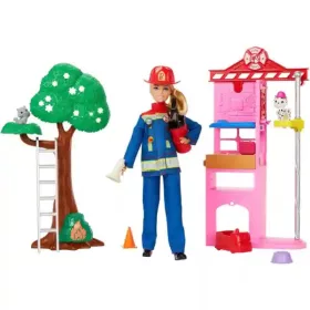 Mattel Barbie tűzoltóság tűzoltó babával